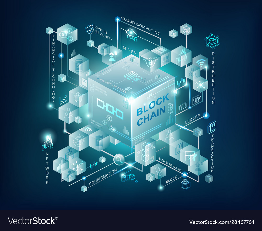 Blockchain Network with Cube Links
