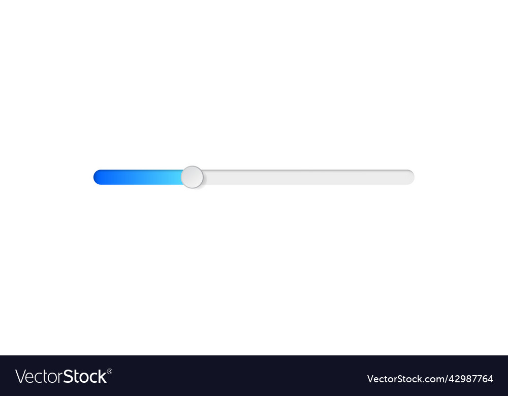 Colored scroll bar for user interface scrollbar vector image Colored scroll bar for user interface scrollbar