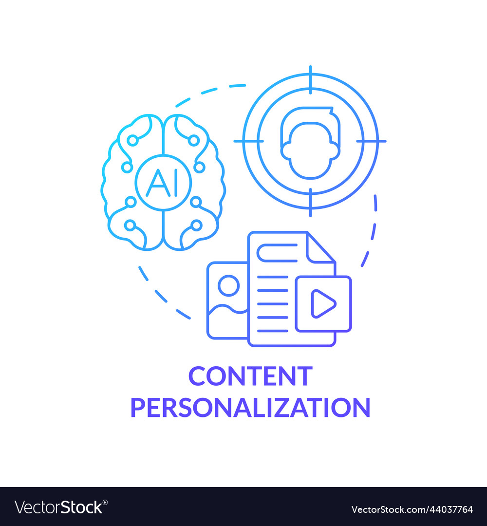 Inhalt Personalisierung Icon