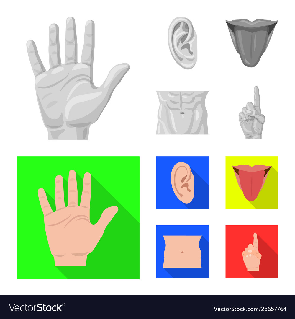Design human and part symbol set