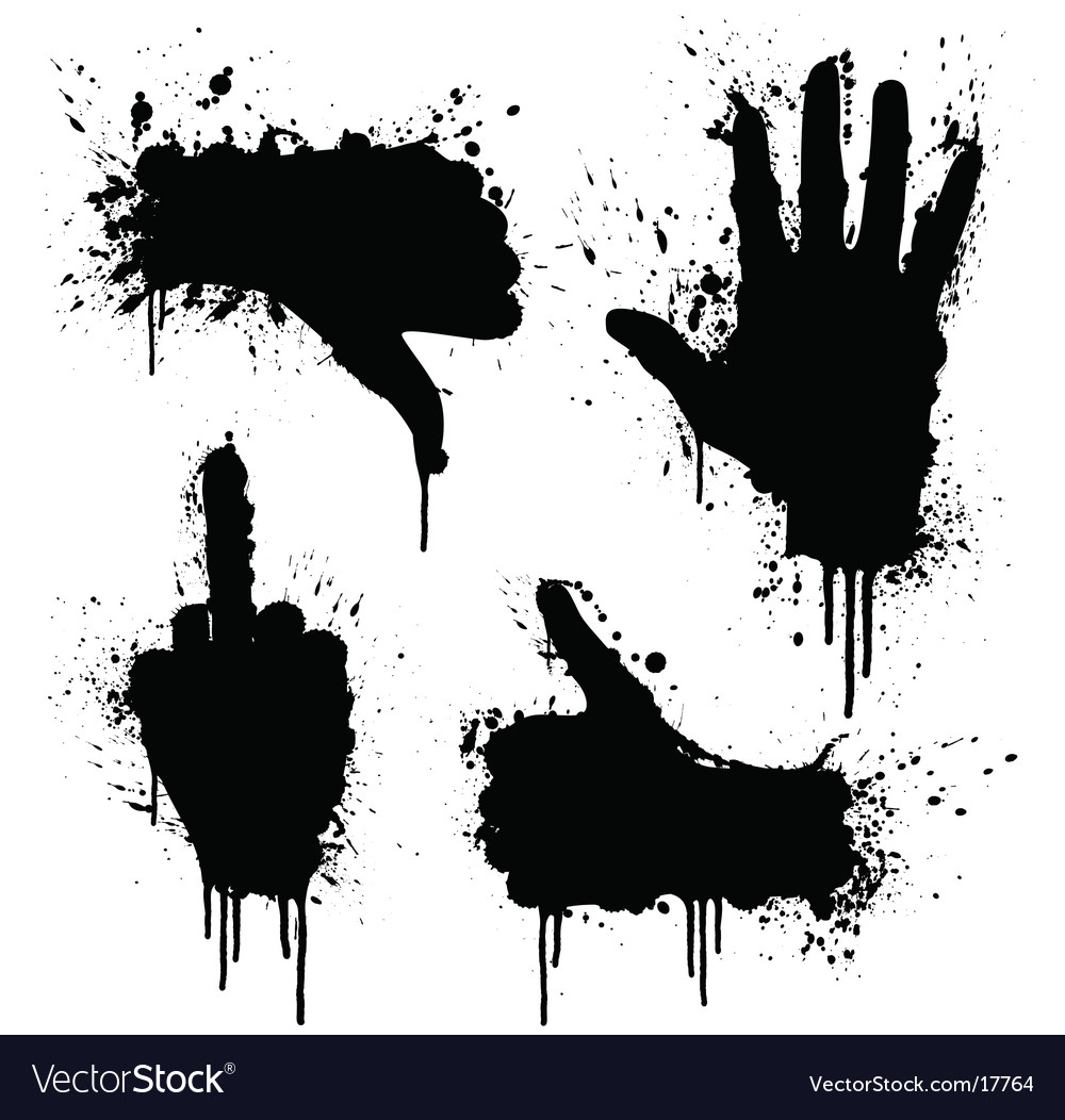 Dynamic Hand Gestures Splatter