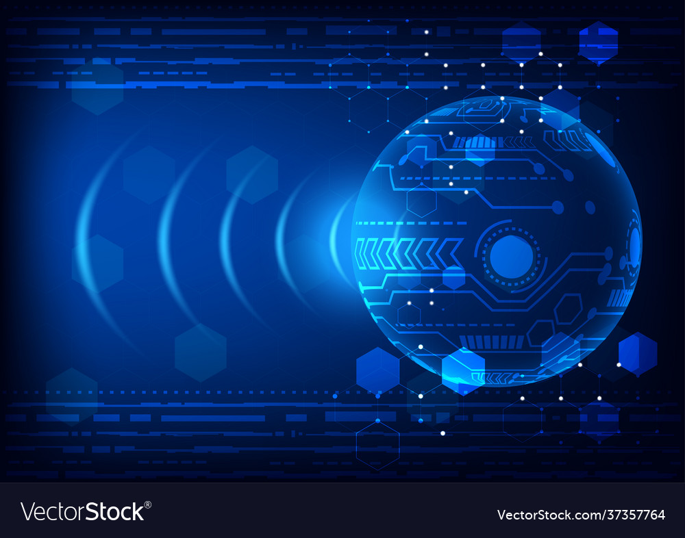 Graphics design circle style glow abstract