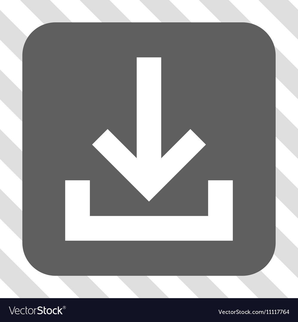 Inbox rounded square button
