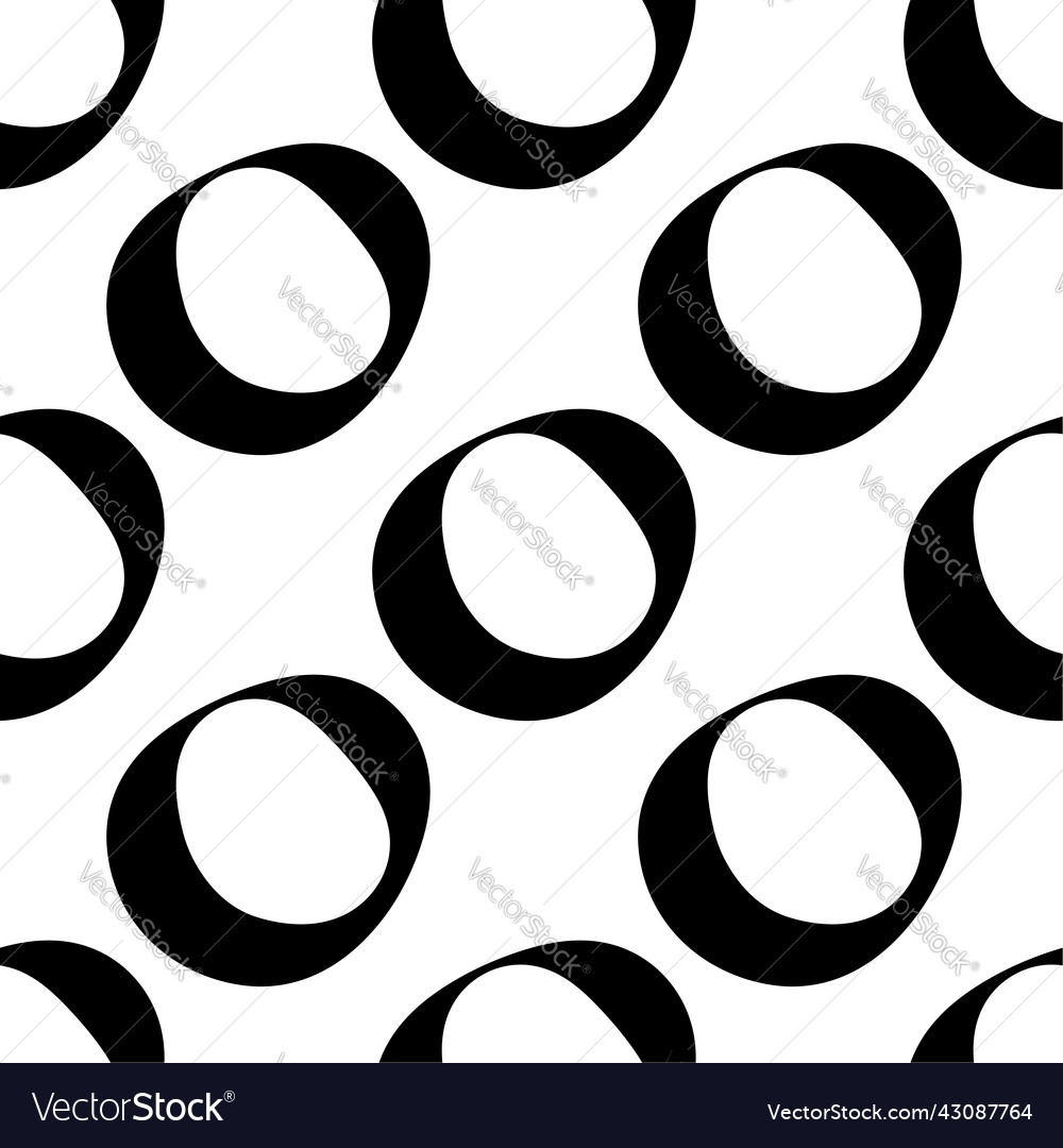 Irregular geometric circles seamlessly repeatable vector image Irregular geometric circles seamlessly repeatable
