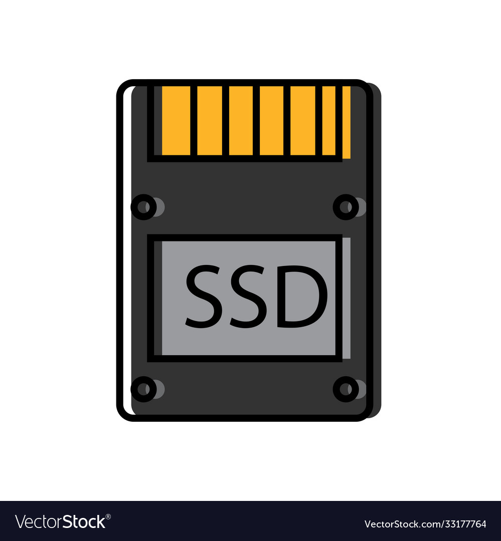 Isolated memory stick icon