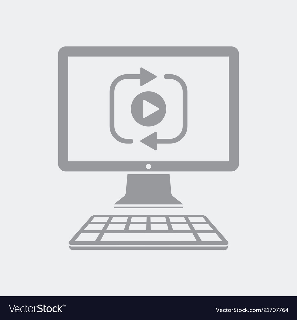 Loop play media on computer