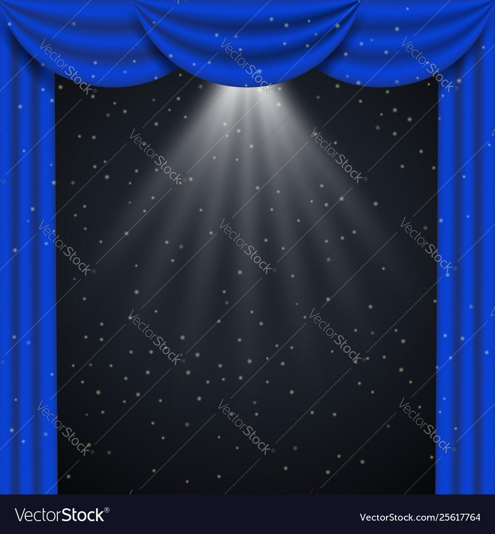 Red Realistic Curtains On White Background Vector Image