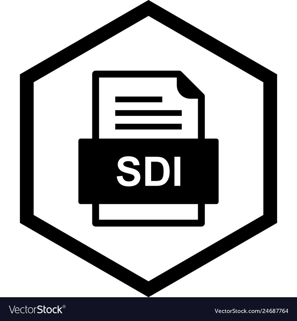 Sdi file document icon
