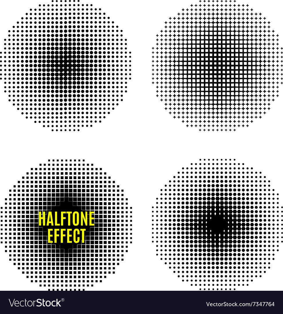 Set halftone isolation element design