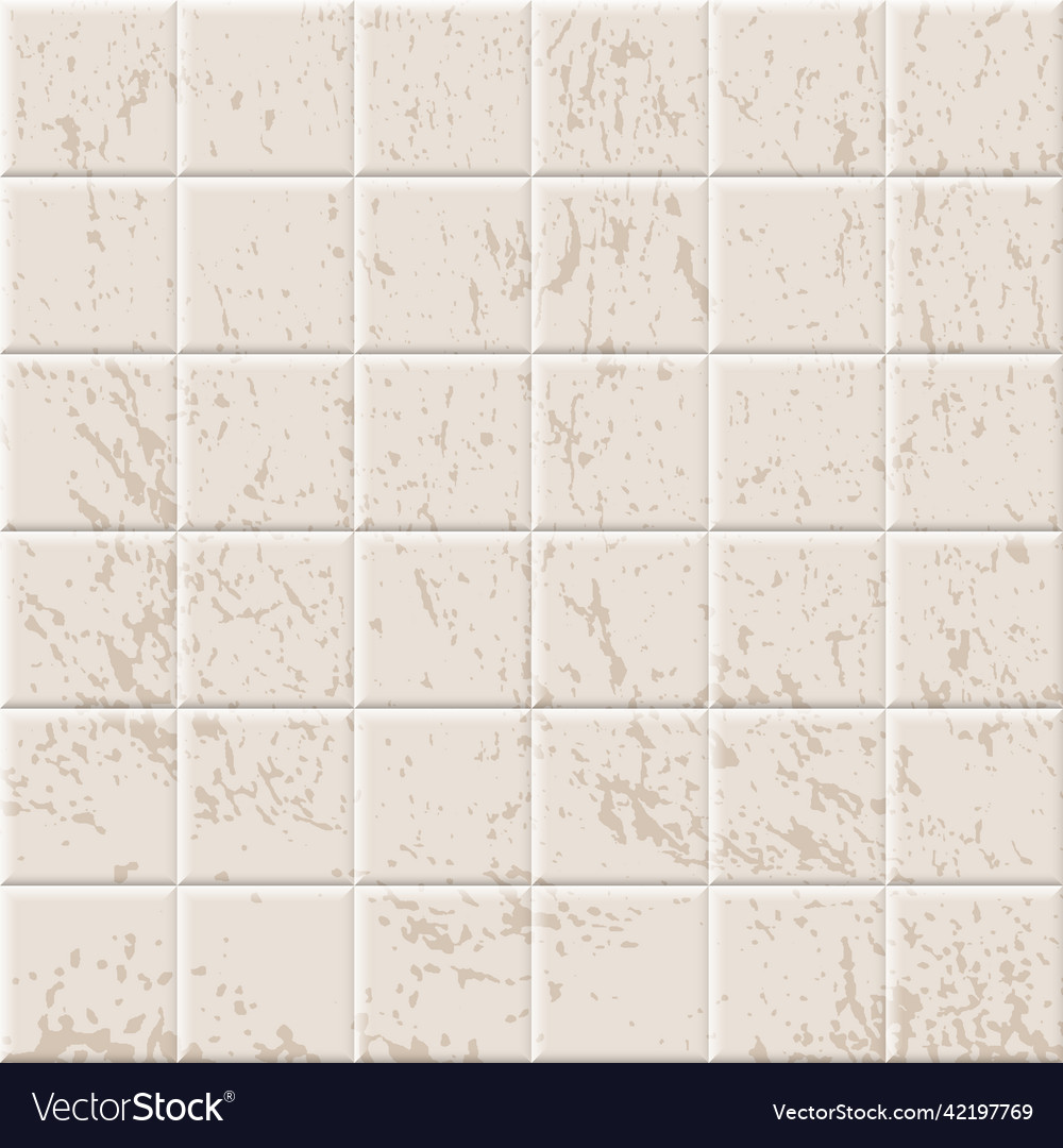 Decorative ceramic tile seamless pattern