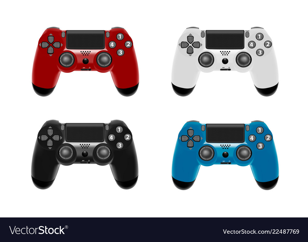 Gamepad for a console game vector image Gamepad for a console game