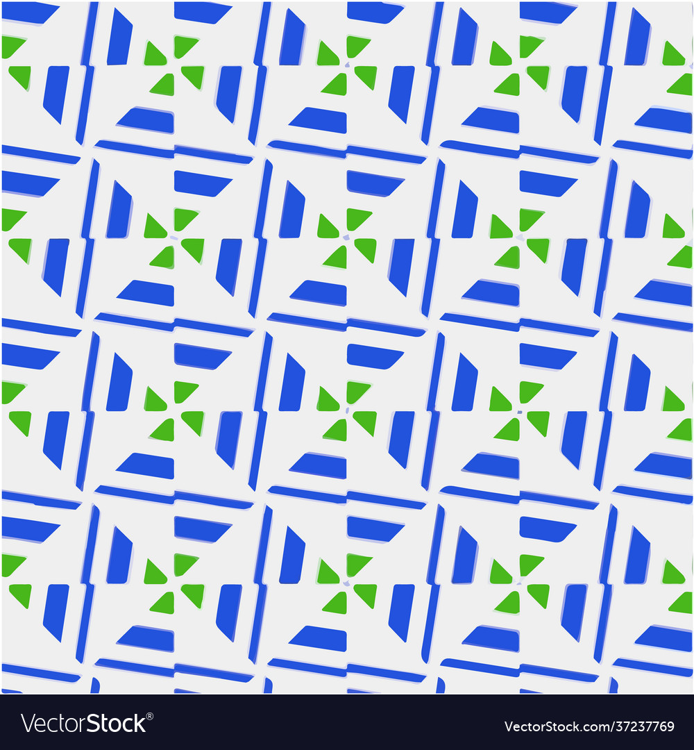 Geometric pattern with triangular elements