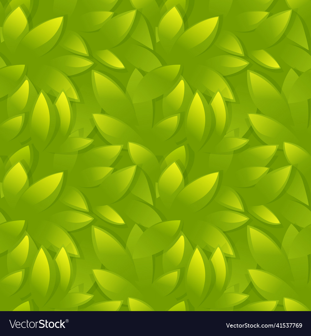 Grüne Blatt Muster Wallpaper