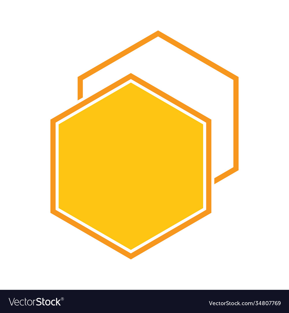 Honeycomb background texture design vector image Honeycomb background texture design