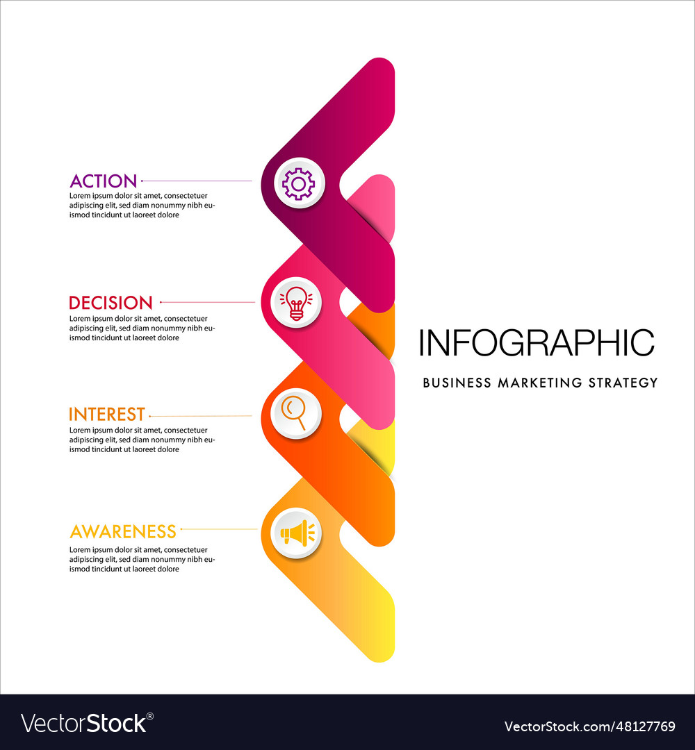 Infographic template for marketing