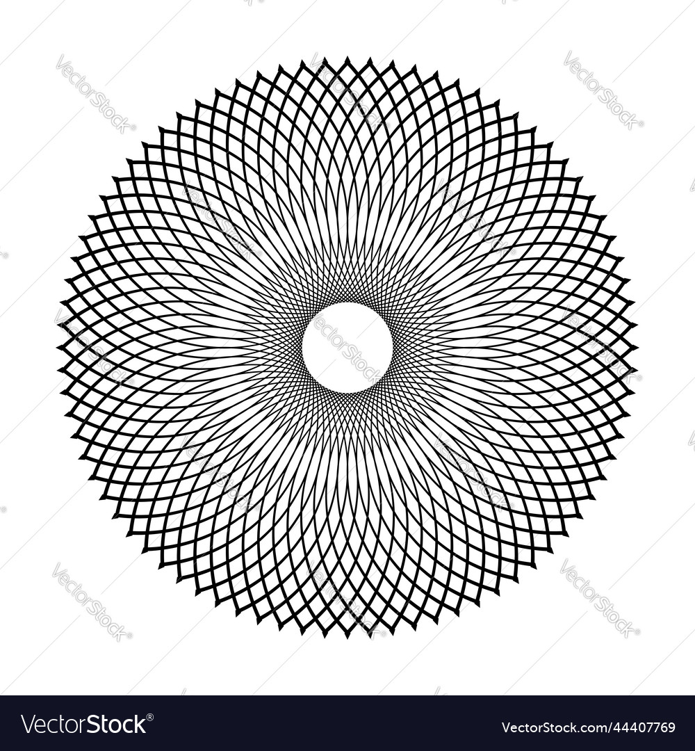 Intricate Radial Circle Pattern