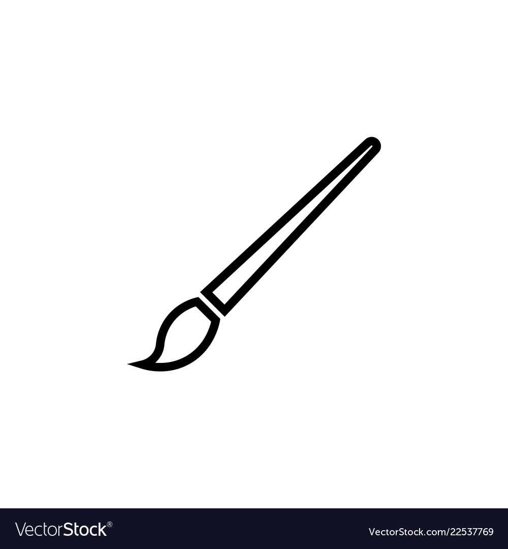 vector paint brush icon