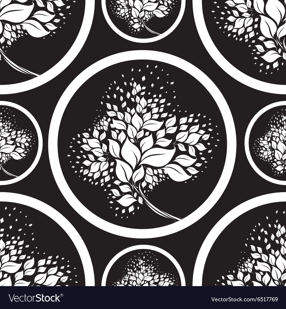Seamless tree pattern 07