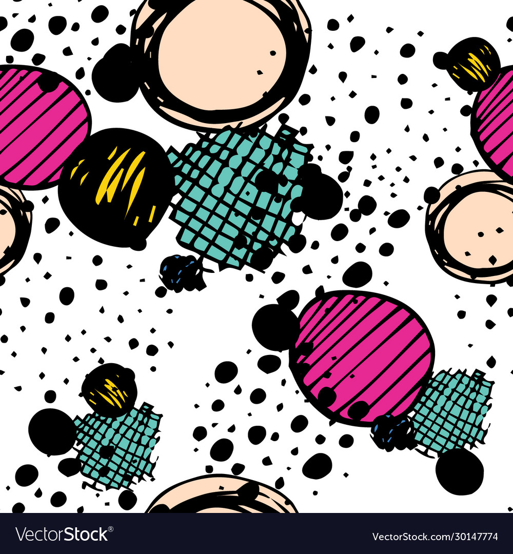Abstract seamless pattern with no background