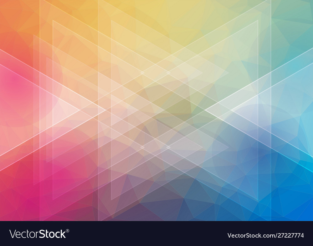 Flat awesome horizontal background with triangle