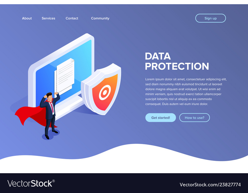 Flat isometric database protection concept