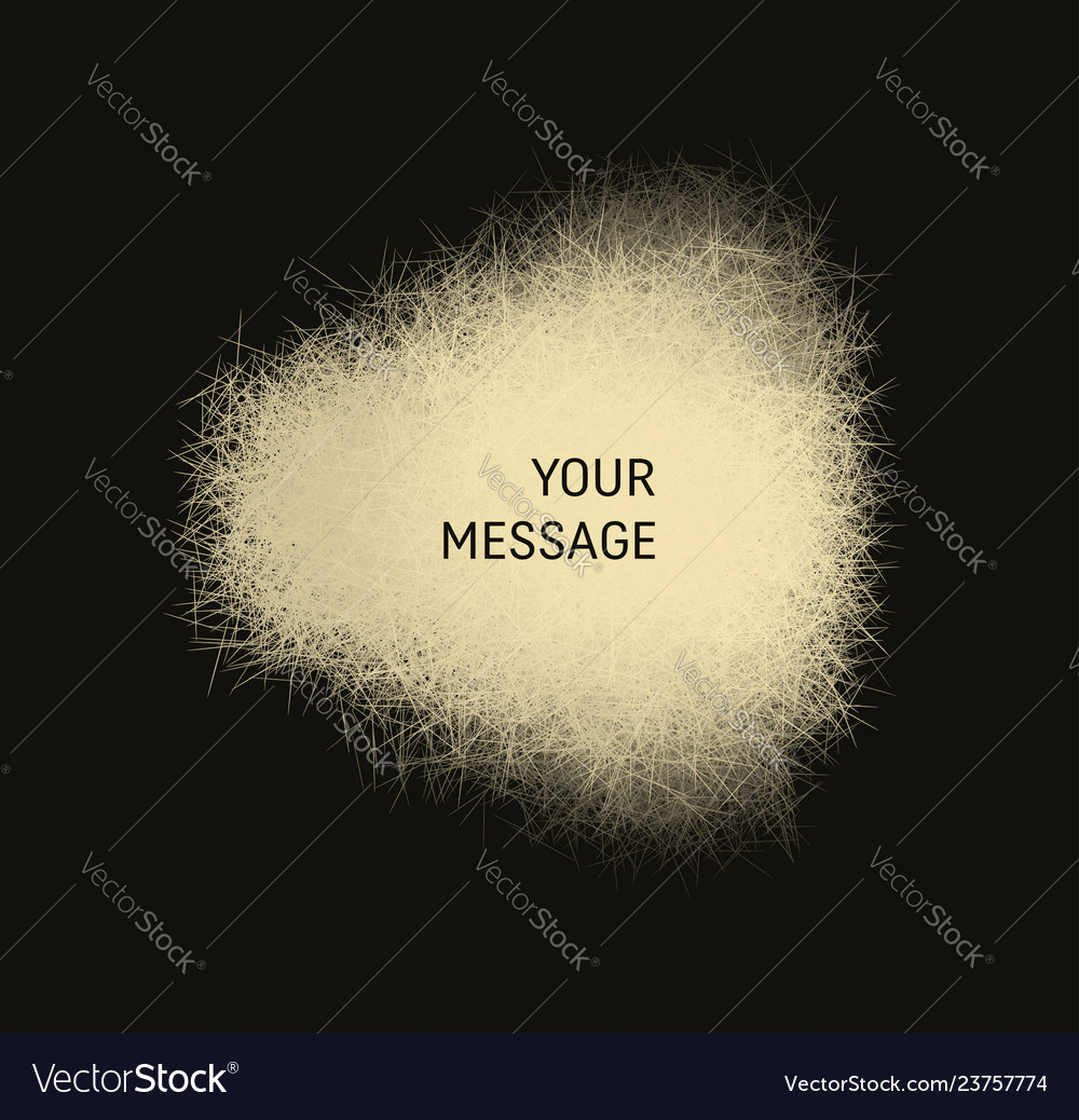 Frame consisting of chaotic lines 3d abstract