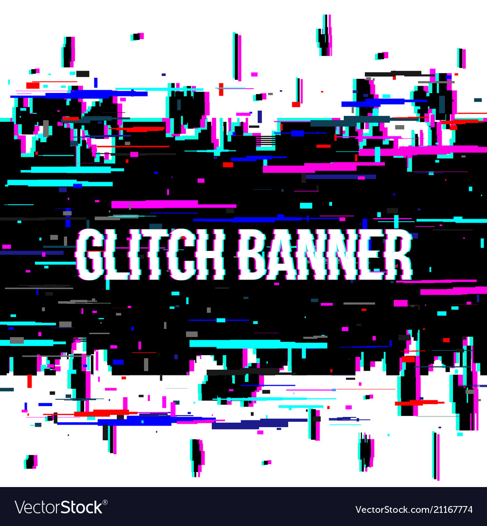 Glitch Banner Effect