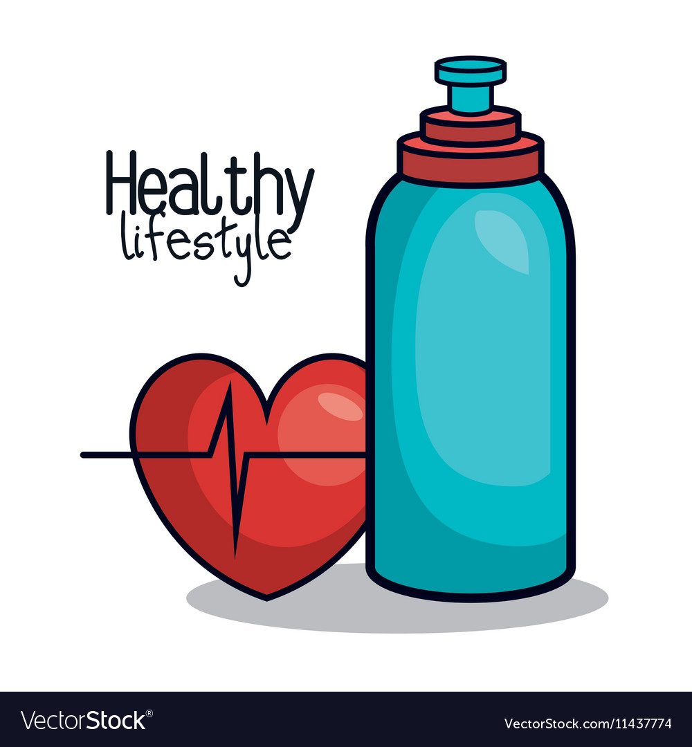 Healthy Lifestyle Flat Icons Royalty Free Vector Image 2093