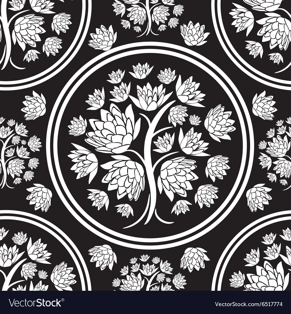 Seamless tree pattern 08