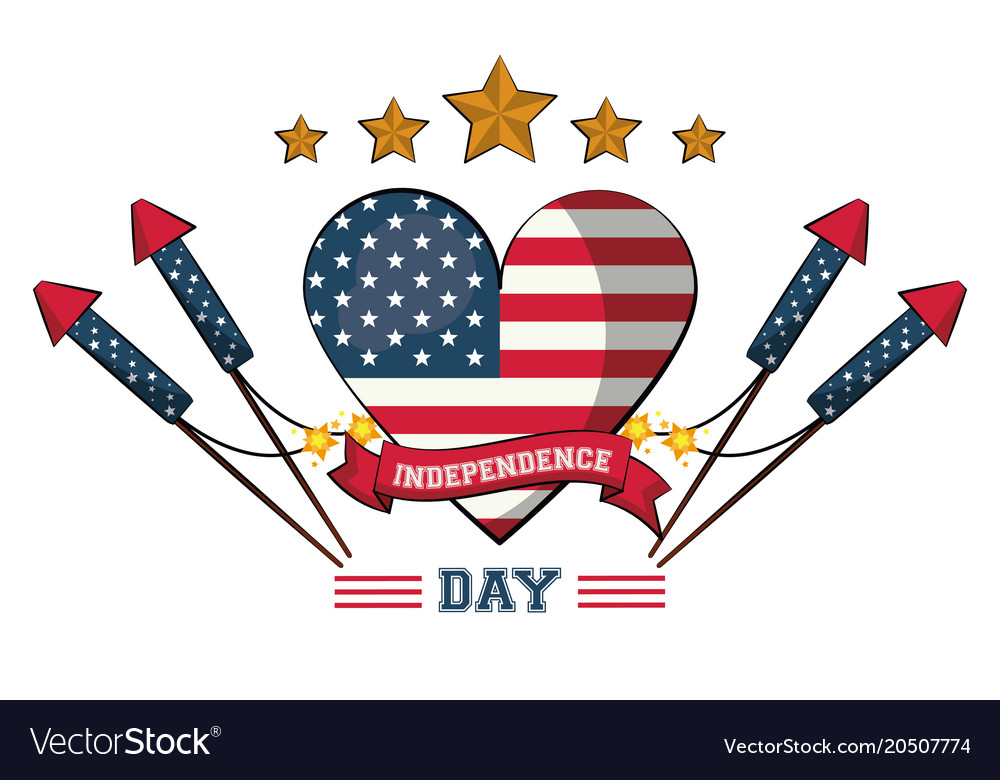 Usa independence day card