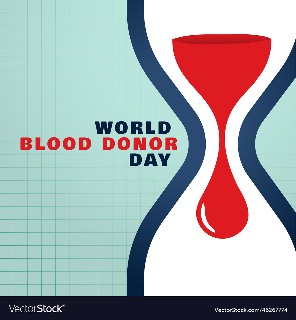 World blood donor day save concept