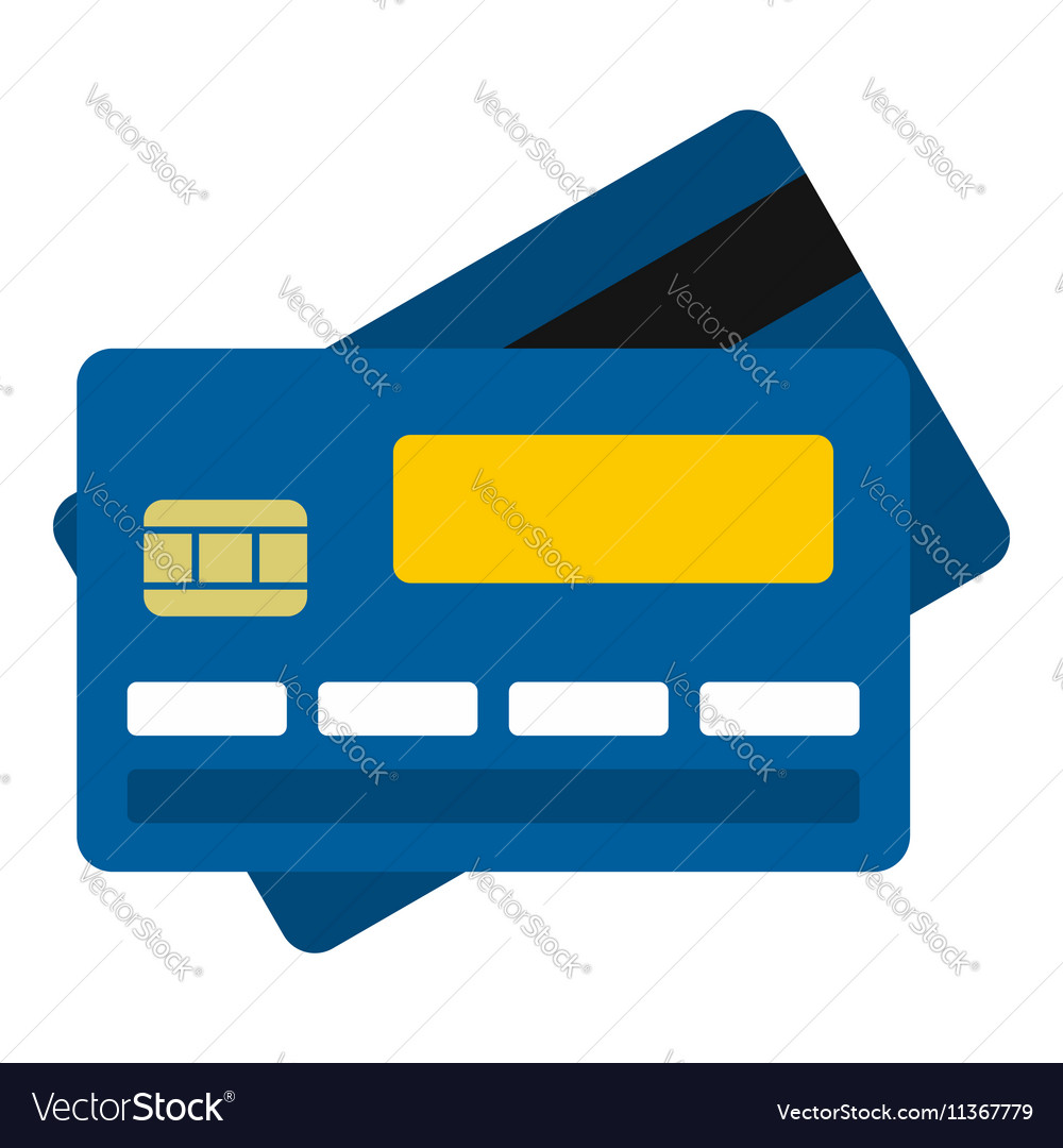 credit card icons vector