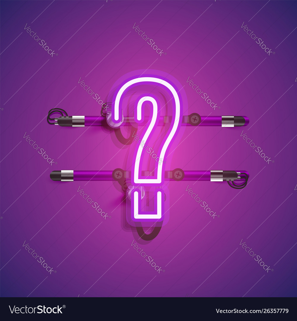 Realistic neon character with wires and console vector image Realistic neon character with wires and console
