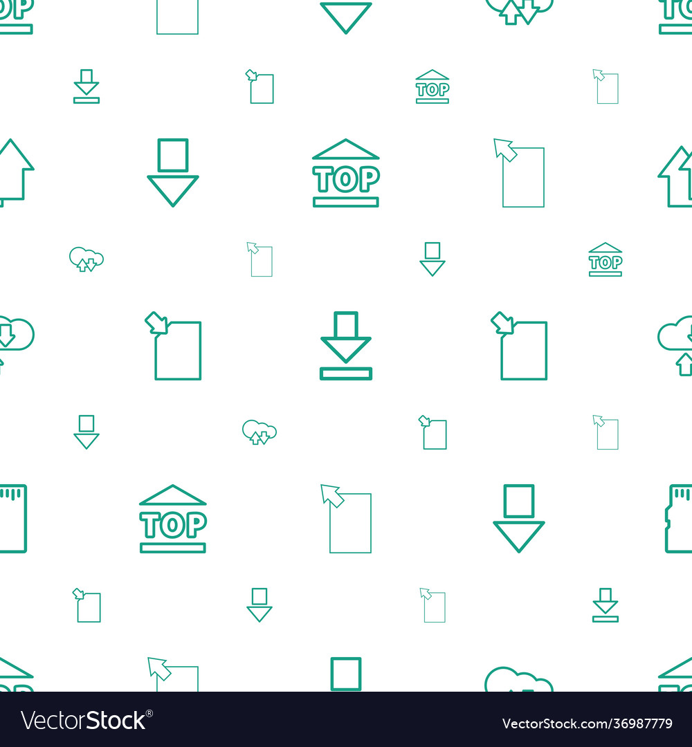 Upload icons pattern seamless white background