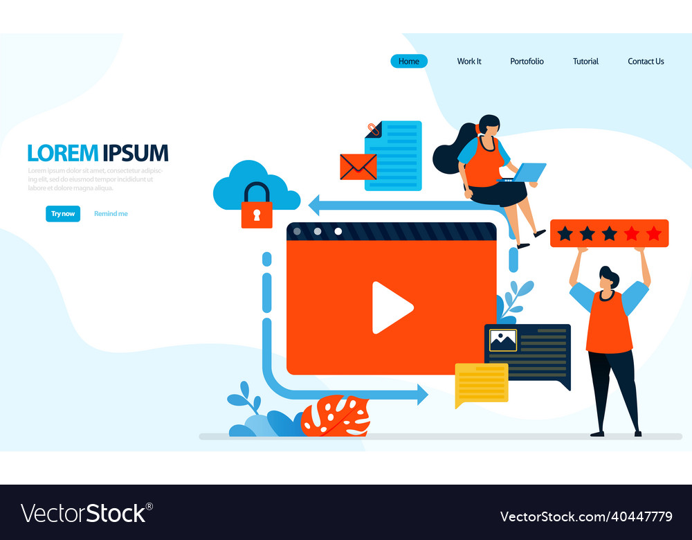 Video editing process of mastering vector image Video editing process of mastering