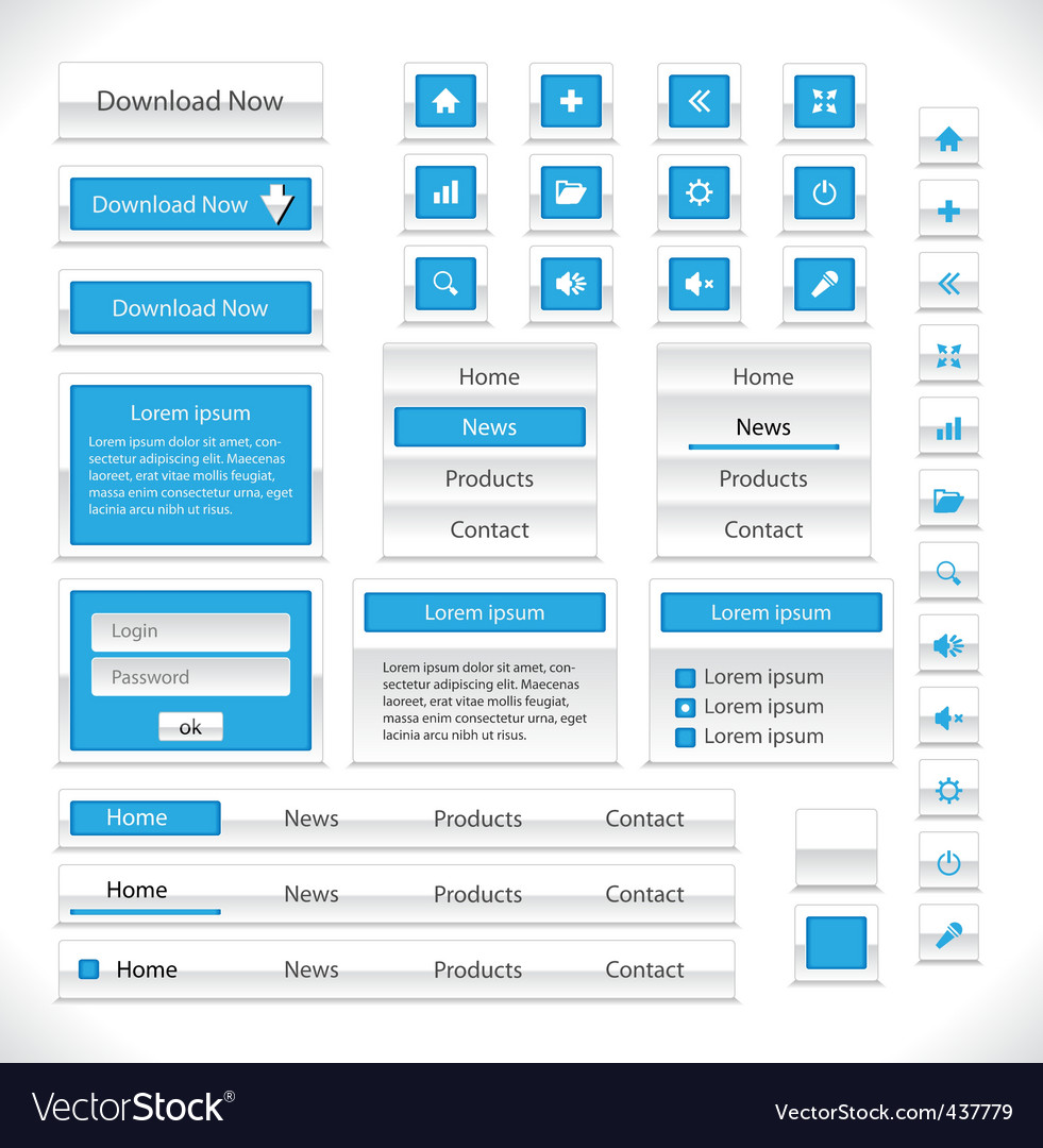 Web UI Elemente Sammlung