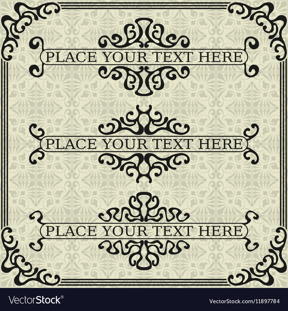 A set of elements for design