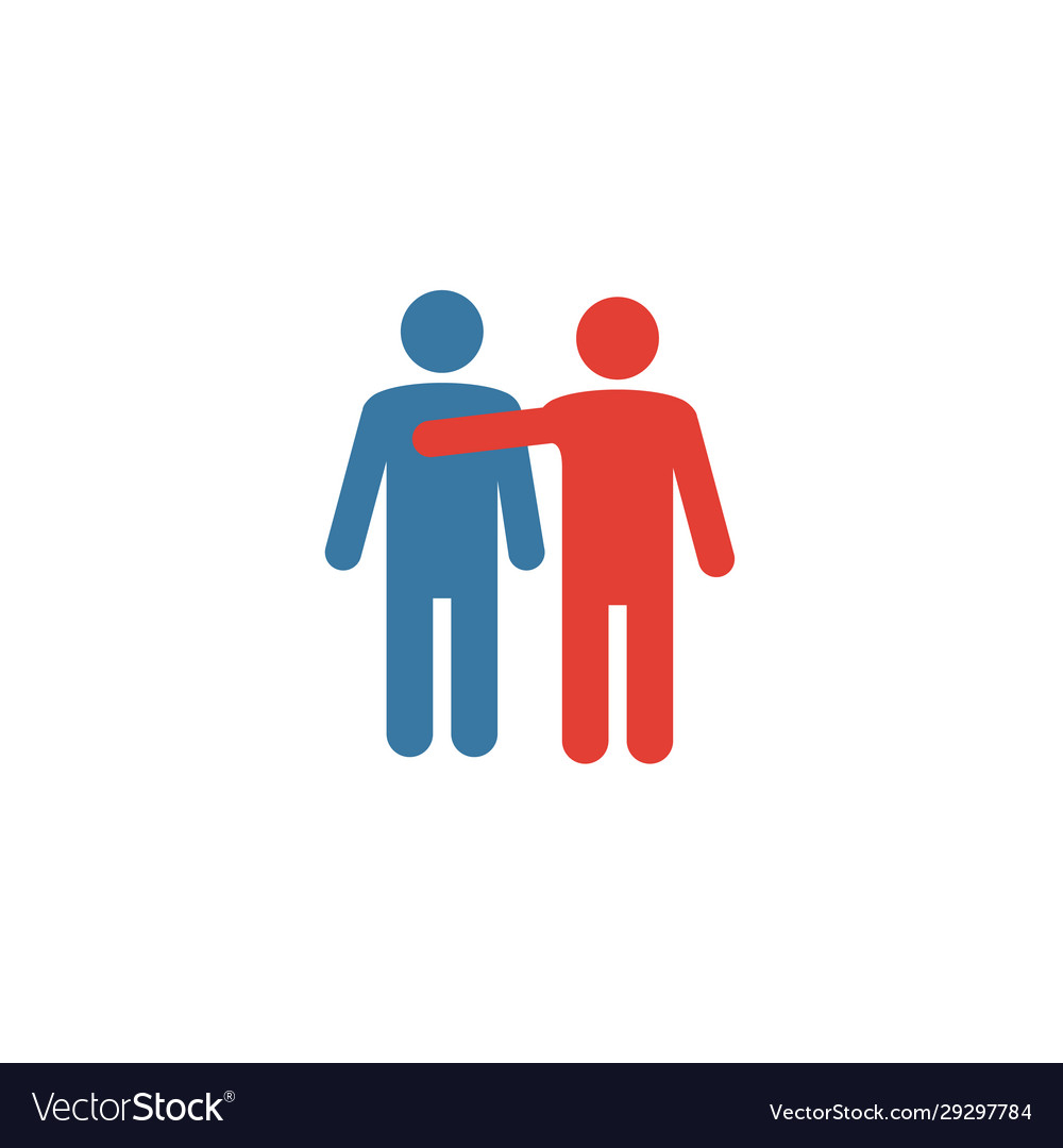 Empathy icon simple element from soft skills vector image Empathy icon simple element from soft skills