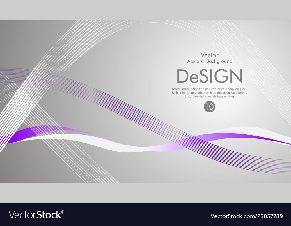 Abstract background color flow waved lines stock