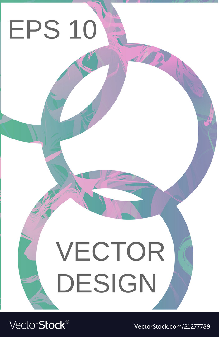 Creative fluid background from current forms vector image Creative fluid background from current forms
