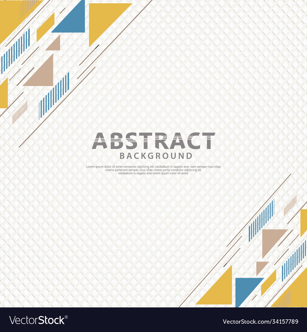 Futuristic and dynamic colorful triangle lines