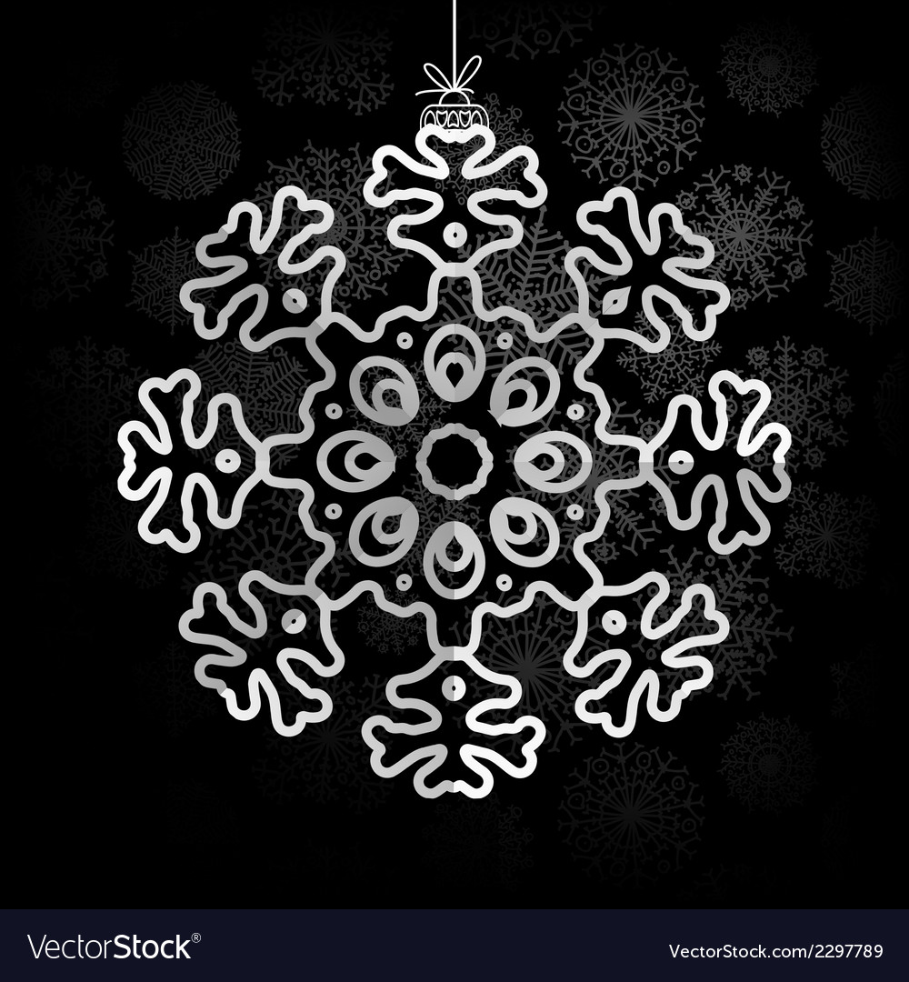 Snowflakes background with space for text eps8