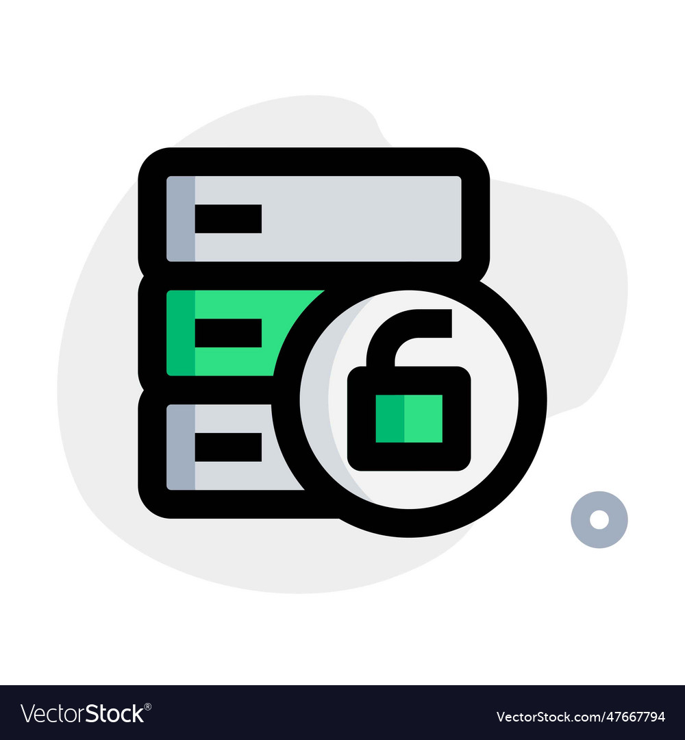 Database unlocked attack on information