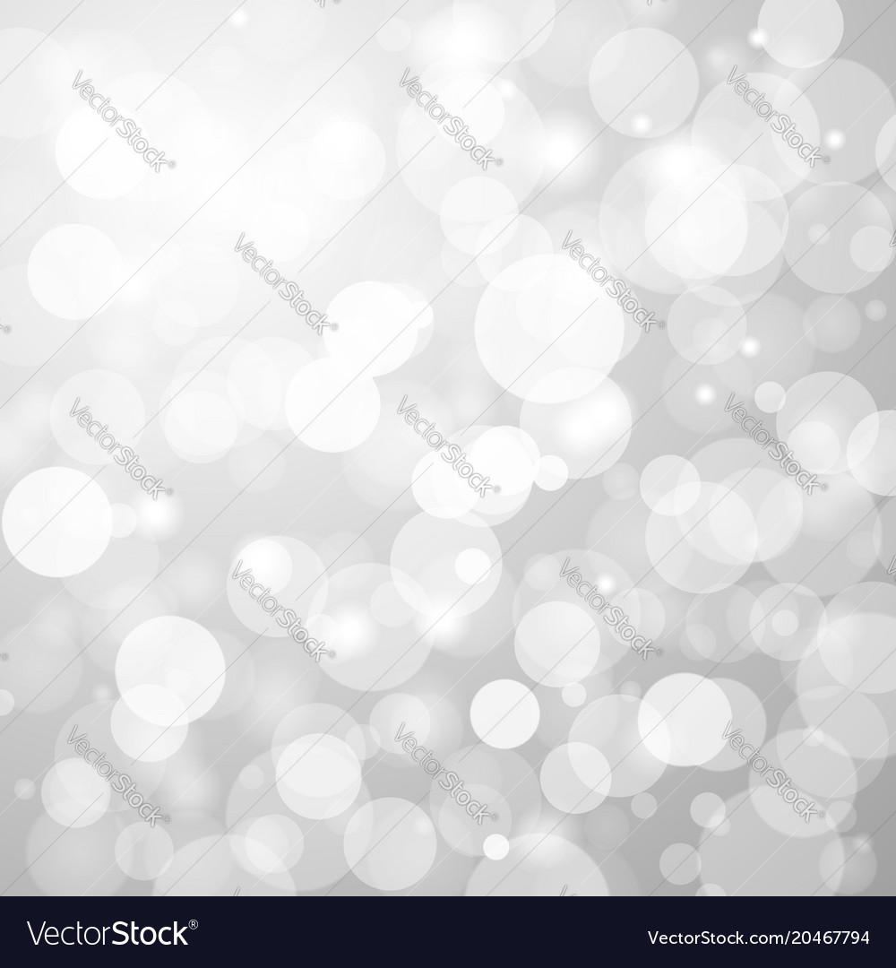 Grey Abstract Bokeh Background