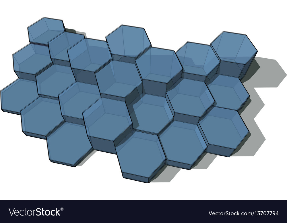 Hexagonal Technology Pattern