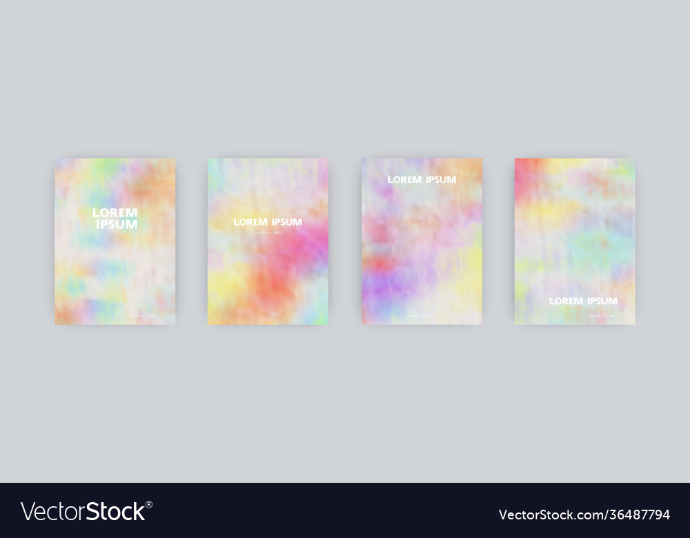Set cover templates vector image Set cover templates