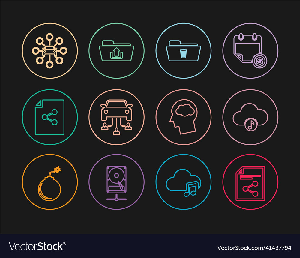 Set line share file music streaming service