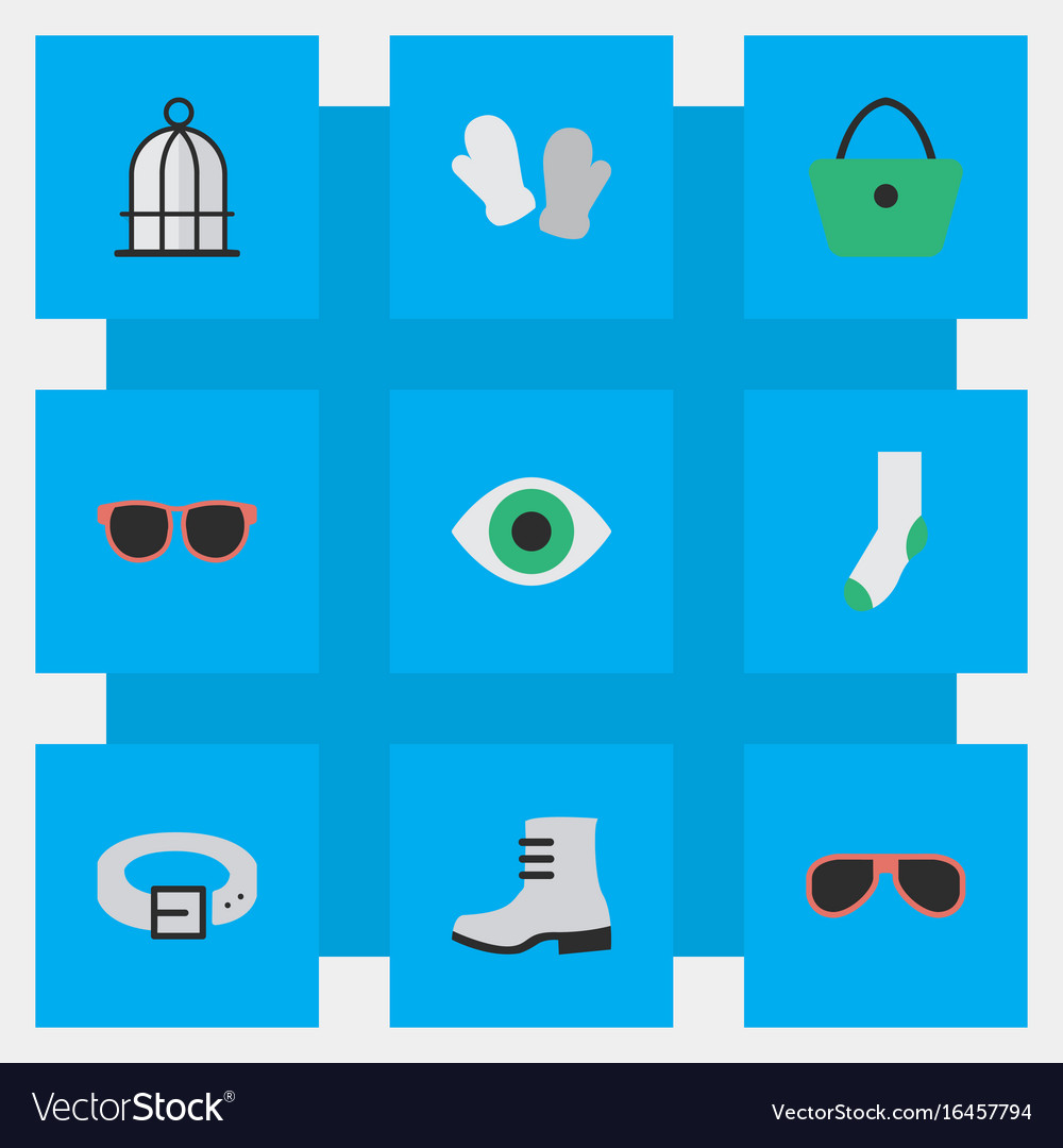 Set of simple instrument icons