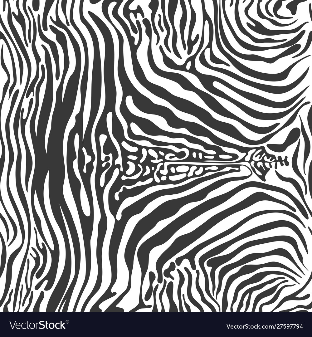 Zebra print pattern seamless background black