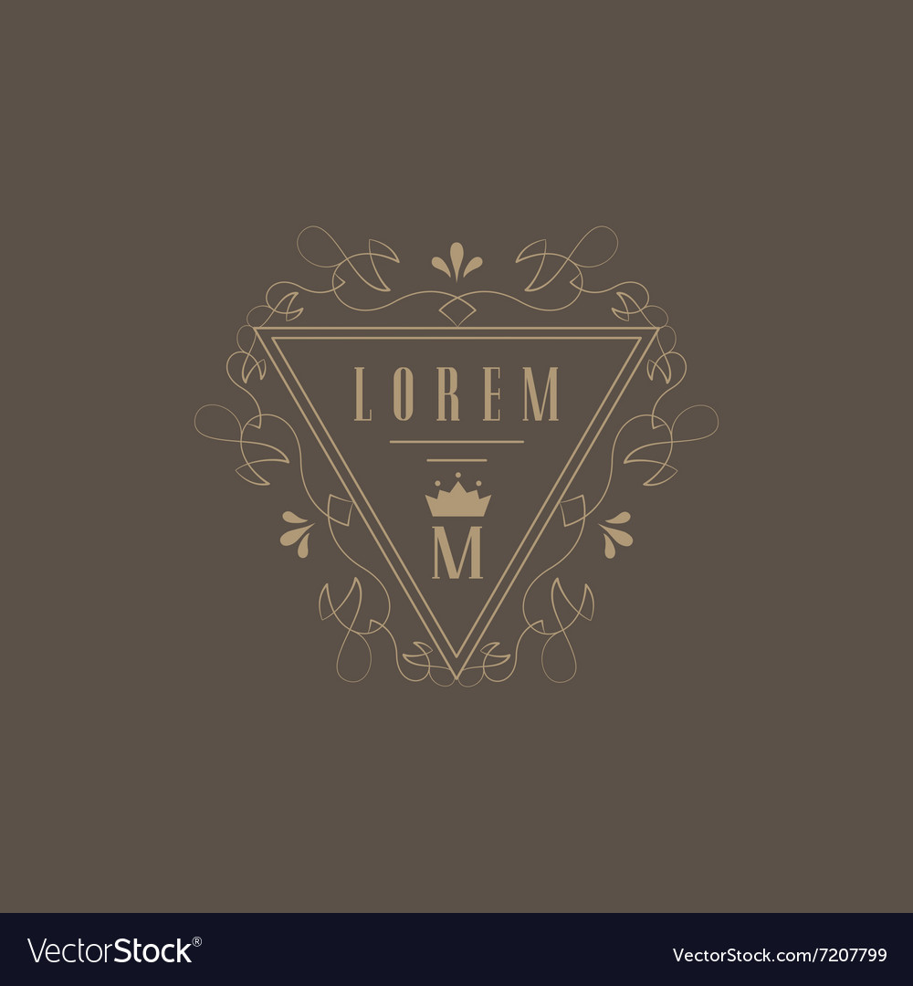 Elegant Swirl Monogram